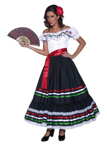 Kostým Mexičanka deluxe