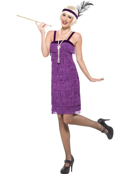 Flapper kostým samostatnej ženy
