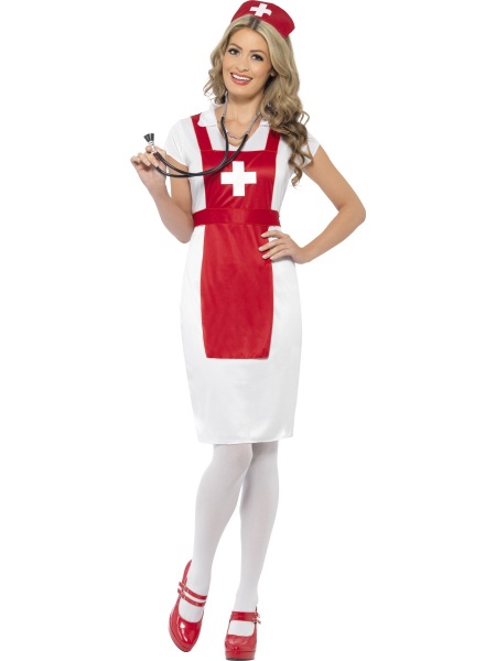 Decentný kostým zdravotnej sestry